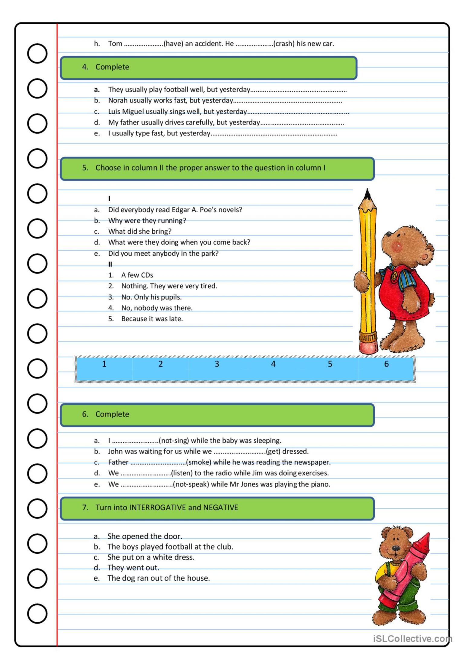 Past Simple English Esl Worksheets Pdf Doc