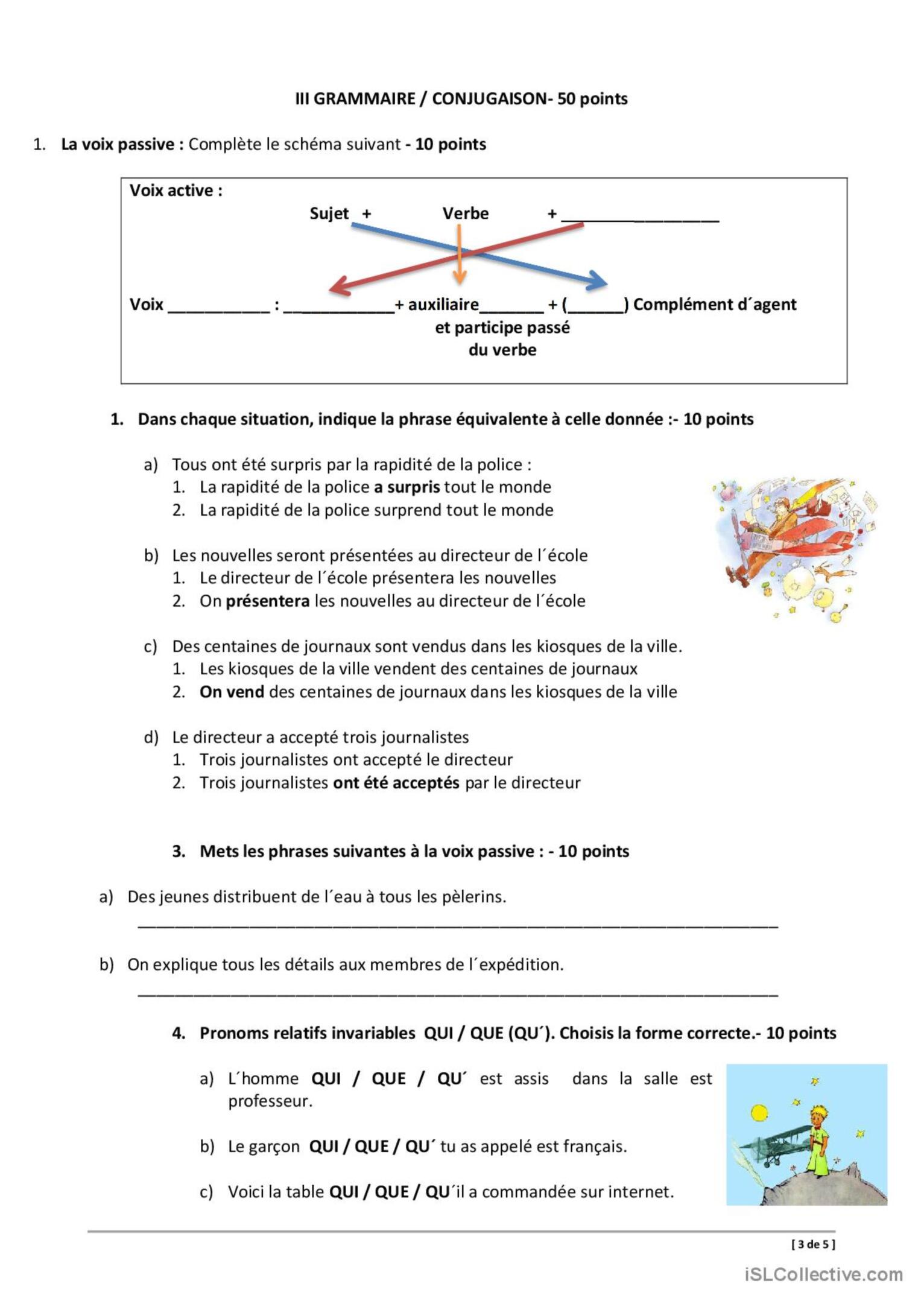 Contrôle niveau 3 Jaime la culture Français FLE fiches pedagogiques