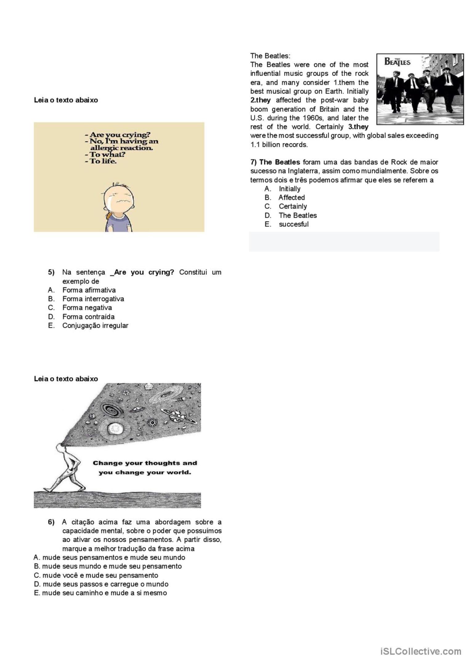 Texst Verb To Be General Gramma English ESL Worksheets Pdf Doc