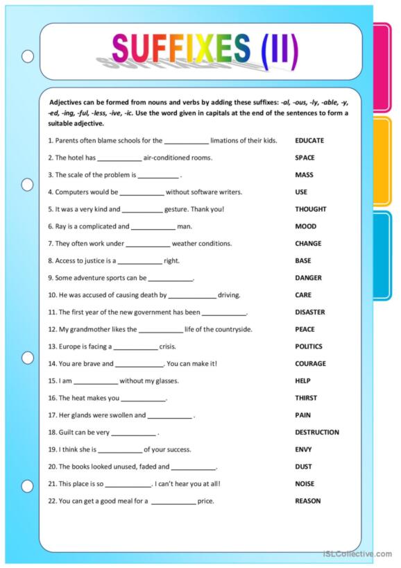 2,529 Adjectives English Esl Worksheets Pdf & Doc