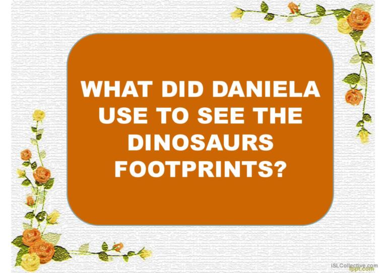 ORAL TEST WITH QUESTIONS ON "FOOTPRINTS IN THE FOREST" BY SUSAN HOUSE