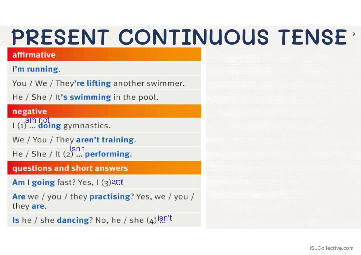 Present Continuous Tense (Gamified L…: English ESL powerpoints