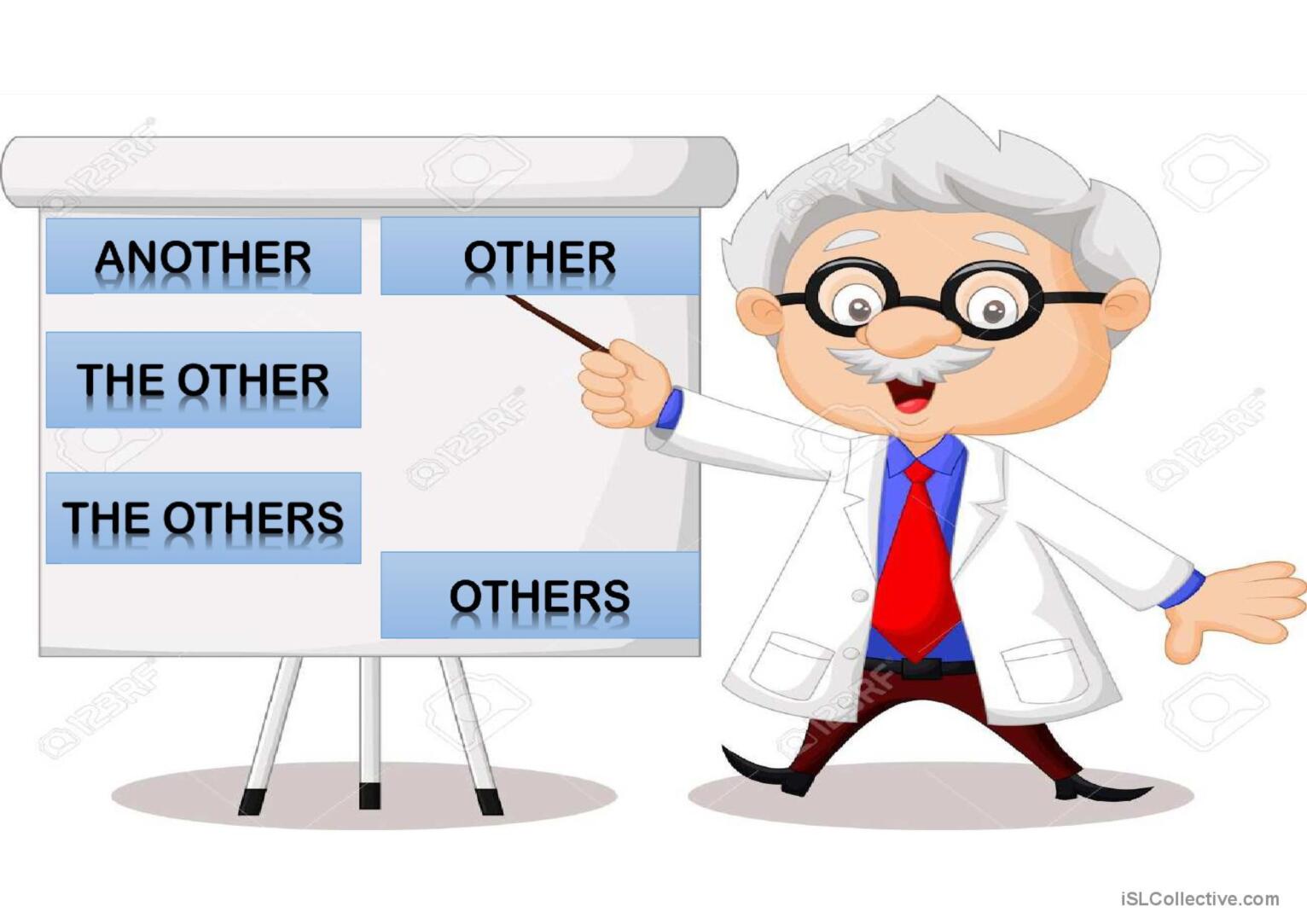 another, other, the other, the other…: English ESL powerpoints