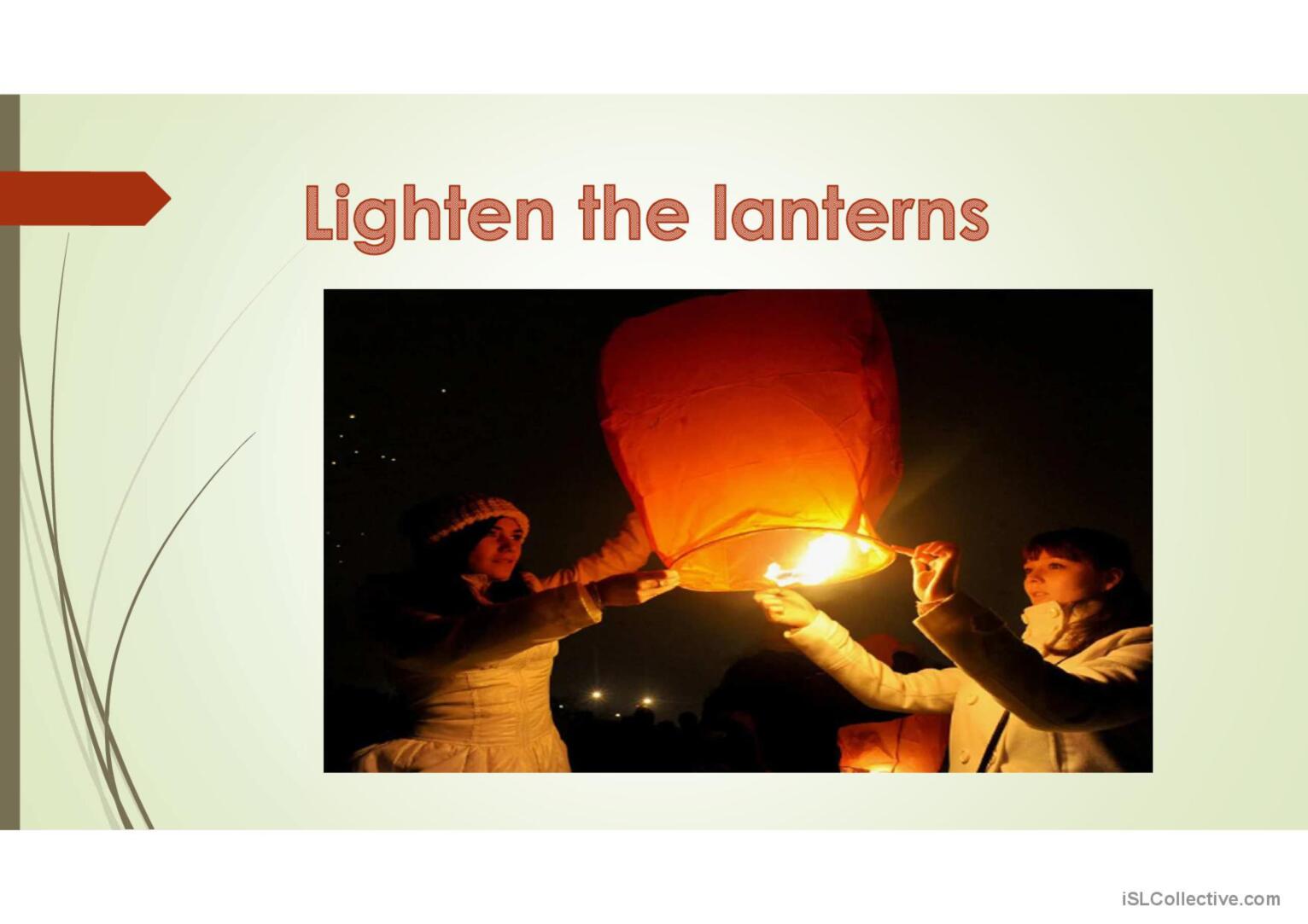 Lantern Festival - What do people Do…: English ESL powerpoints