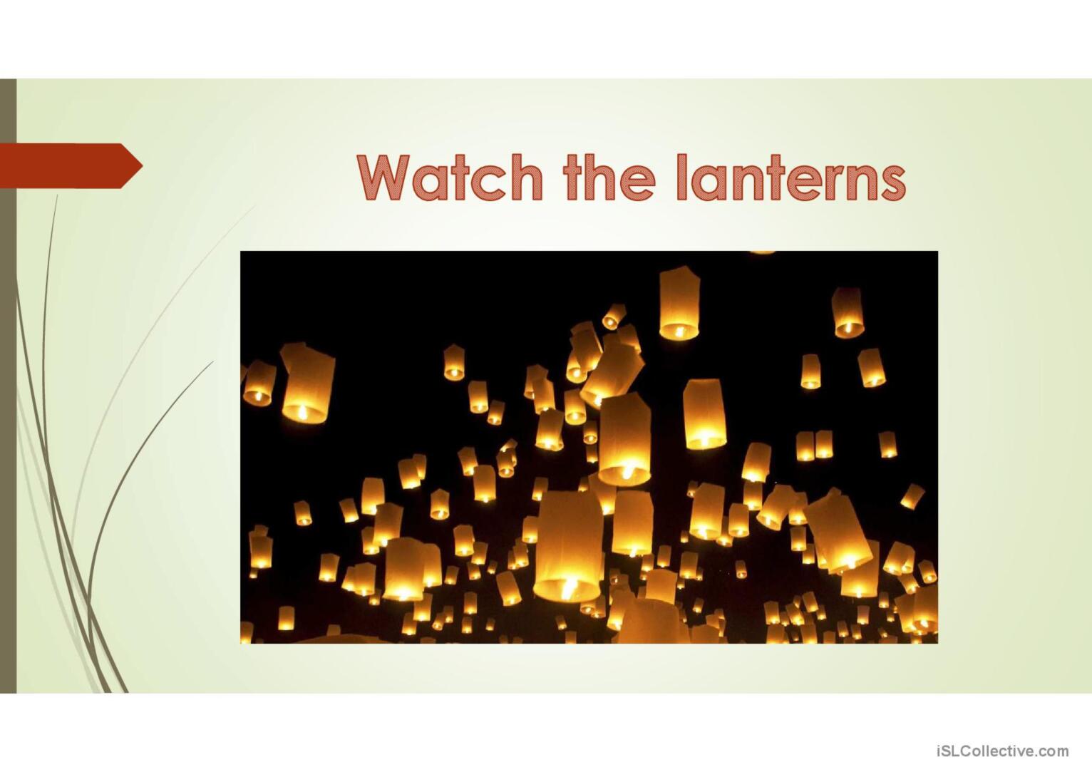 Lantern Festival - What do people Do…: English ESL powerpoints