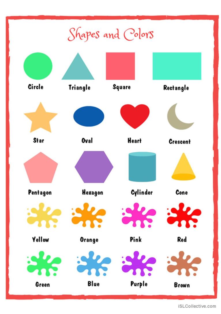 Basic English Vocabulary Posters (Pictionary)